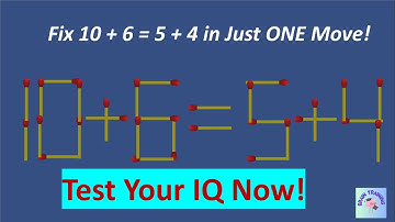 🔥🔥🔥  Can You Fix This Matchstick Equation in 20 Seconds?  #braintraining !!!