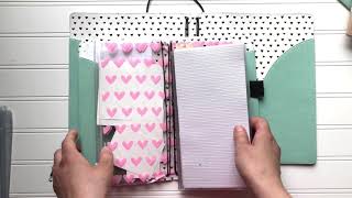 Walkthrough B5 Traveler’s Notebook + 6x8 Scrapbook Insert