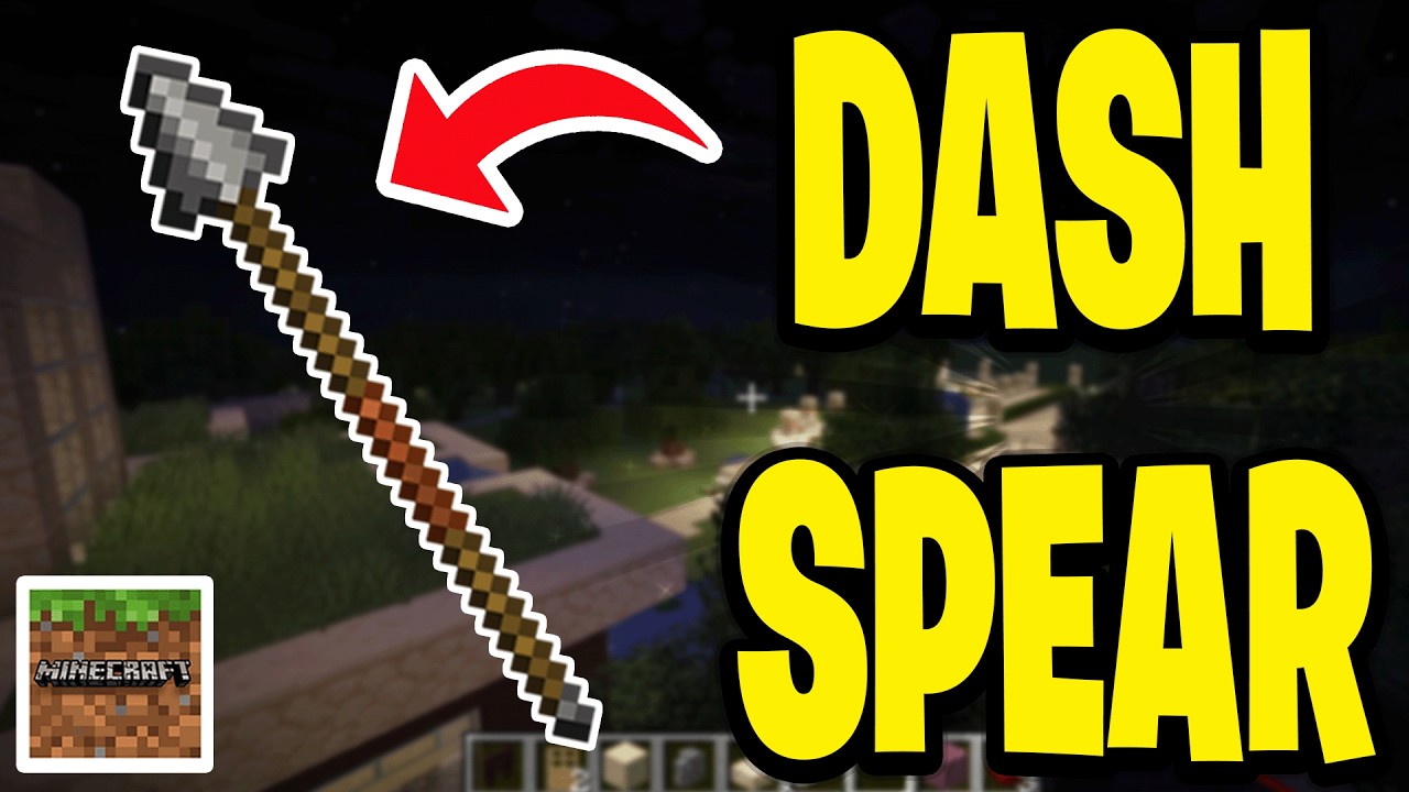 How To Dash Spear In Minecraft - YouTube