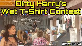 Dirty Harry's Wet Tee Shirt T-Shirt Contest Bike Week Daytona Beach, Florida 2021