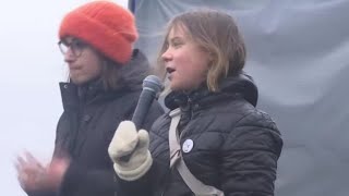 Greta Thunberg joins German anti-coal protesters