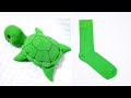 💥ÇORAPTAN OYUNCAK KAPLUMBAĞA😍/Yapılışı çok kolay👌/Socks doll/Turtle🐢