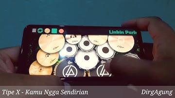 Tipe X - Kamu Ngga Sendirian [Real Drum Cover]
