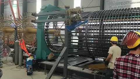 CNC Rebar Cage Welding Machine with automatic/manual welder