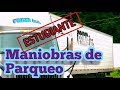 Estudiante parquea 90 Grados entre 2 Trailers. Prime Inc. Cdl Class A