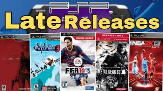 Shockingly Late PSP Games