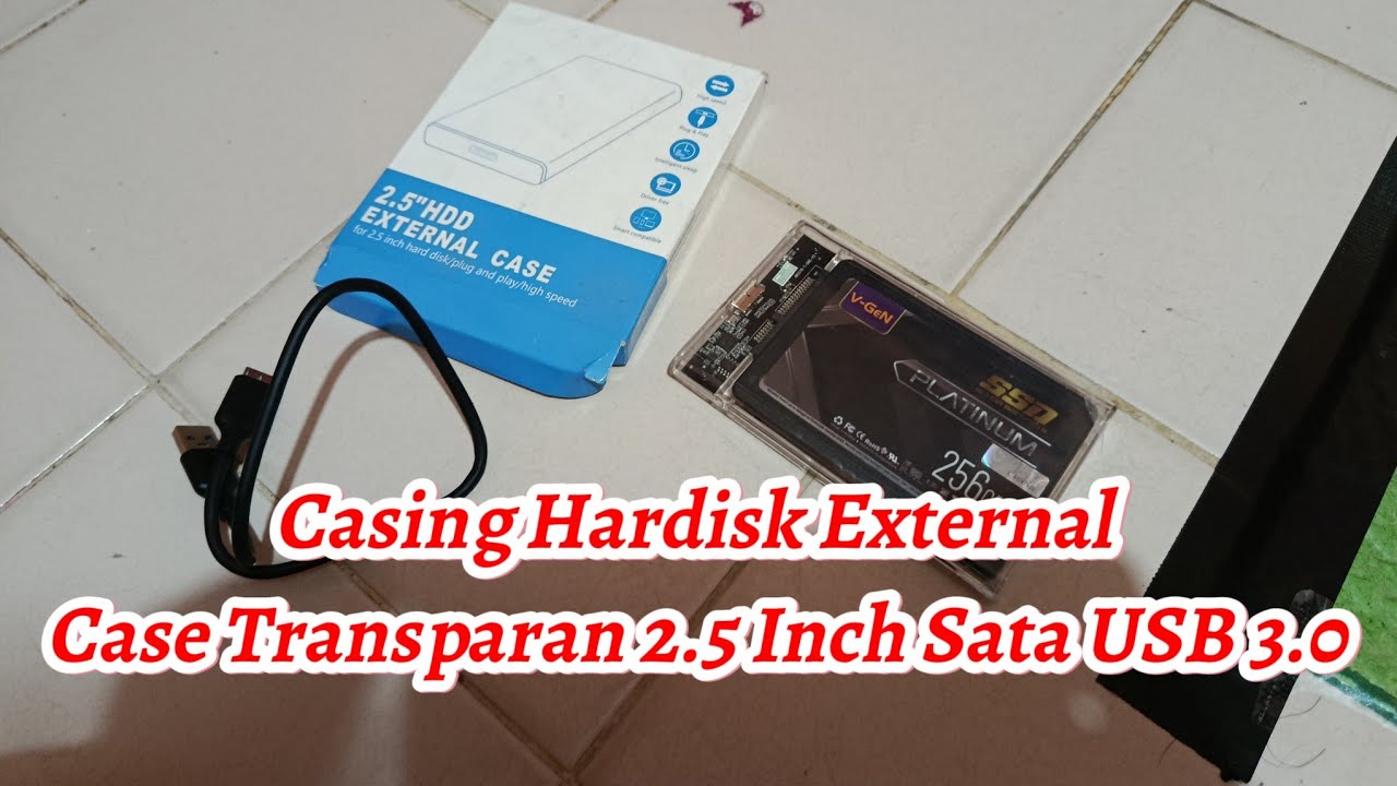 Review Casing Hardisk External 2.5 Inch Sata USB 3.0 | Case Transparan