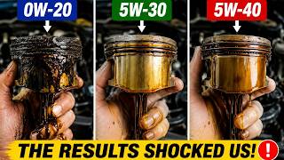 We Tested 0W 20, 5W 30 & 5W 40 In a Honda ENGINE — The Results Shocked Us!