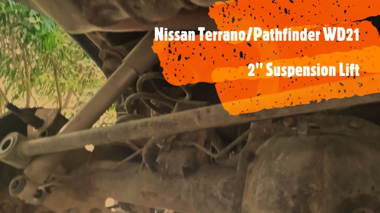 DIY Suspension Lift Nissan Terrano / Pathfinder WD21, spring spacers