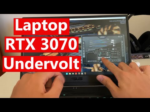 Undervolt Your Laptop RTX 3070 For More FPS - Asus TUF F15 Dash