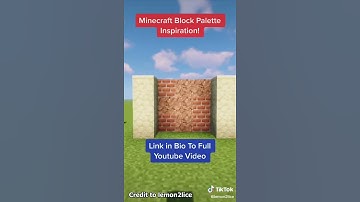 Minecraft Build Pallet To Help All Builders | #short #shorts | Unlimited Clips