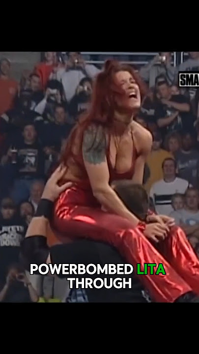 Lita Most Embarassing Moment #wwe #wweshorts #lita #smackdown