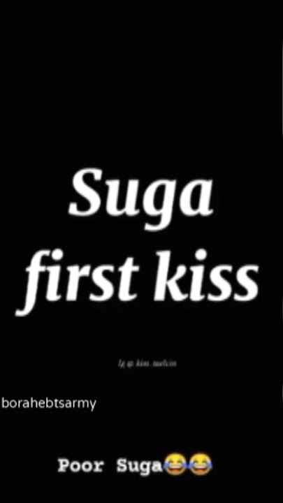 suga first kiss😂poor suga🐱💜#bts#shorts#kpop#rm#jin#suga#jhope#jimin#jaehyung#jungkook#army#bangtang