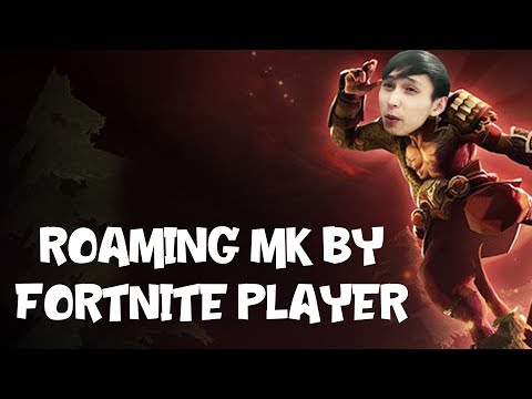 ROAMING MONKEY KING BY FORTNITE PLAYER (SingSing Dota 2 Highlights #1205)