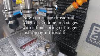 Thread milling a custom thread on a Tormach Wealth