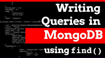 How to Write Queries in MongoDB - the "find" Command
