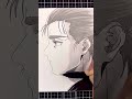 【進撃の巨人】エレン･イェーガーの輪郭を描く！#shorts