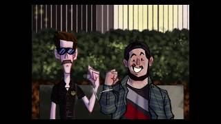 Skater Boy And Friendly Cop - Speedpaint