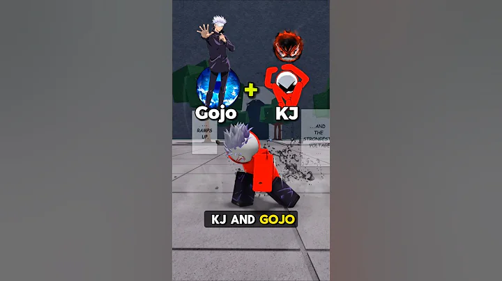 New Gojo X KJ Moveset in TSB 🔥😎 #thestrongestbattlegrounds #roblox #pvp #shorts #tsb