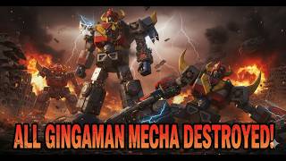 🔥 Destroying All Gingaman Mecha One by One! Epic Destruction Test