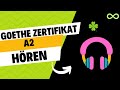 Goethe Zertifikat A2 Hören | German Listening Exam A2