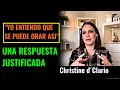 Christine D´Clario RESPONDE sobre la "ORACIÓN" que hizo por Julio Melgar