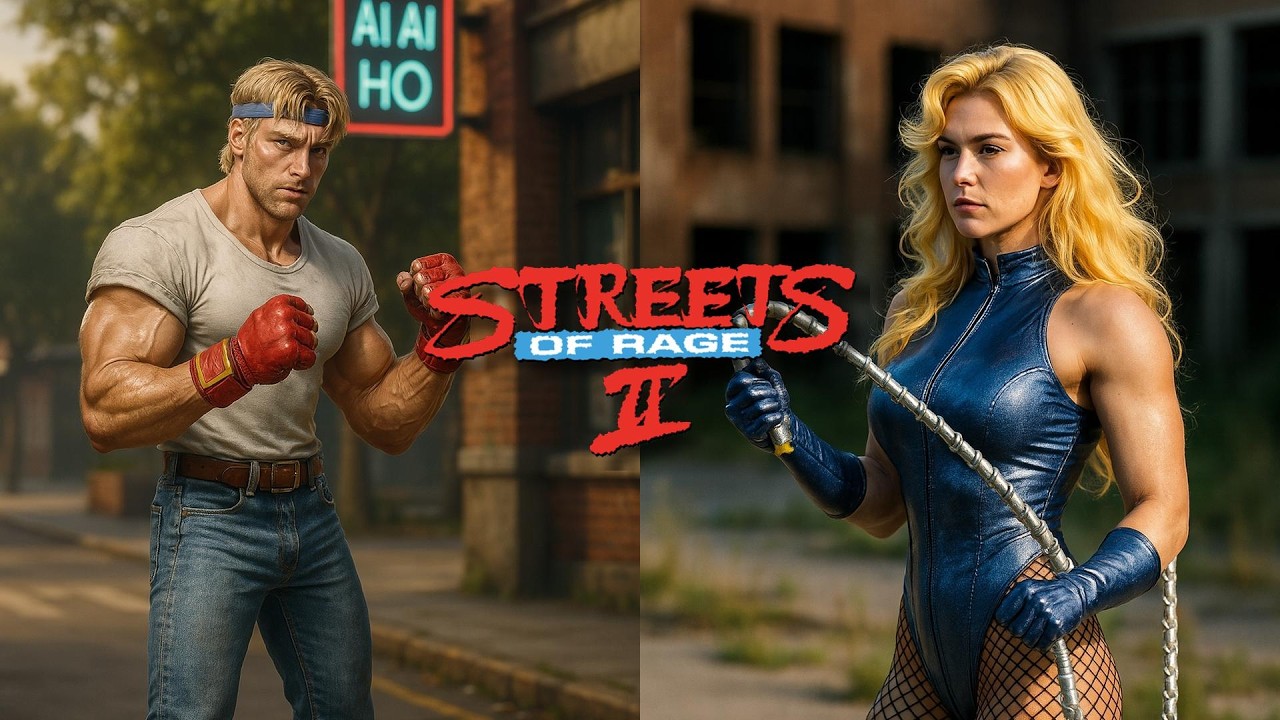 Streets of Rage 2 en la vida real: Cada luchador reinventado con IA