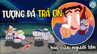 Shin Đặc Biệt: Tượng Đá Trả Ơn & Bia Dành Cho Người Lớn & Tắc Đường | Shin Cậu Bé Bút Chì