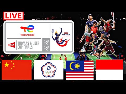 Thomas & Uber Cup Finals 2024 Live Badminton | Day-6 Round of final | Indoniesa vs China Match