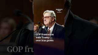GOP frustration with Trump over Iran grows