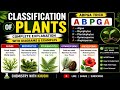 Classification of Plants | Bryophytes, Pteridophytes, Gymnosperms &amp; Angiosperms | Complete Botany