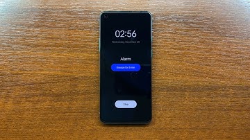 OnePlus 8T OxygenOS 13 Alarm Clock & Countdown Timer Alerts