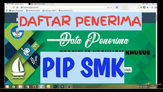 Cara Cek Daftar Penerima PIP Siswa SMK, Beasiswa Keahlian Khusus dan Lampiran SK Tahap PIP