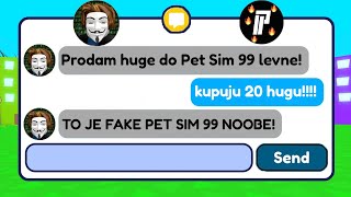 Podvodník Mě Nachytal Na FALEŠNÝ Pet Simulator 99!