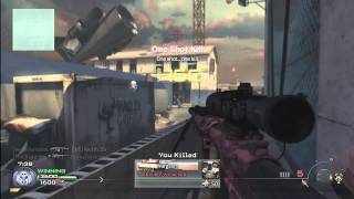MW2 Gameplay: hold this - Intervention quickscoping on Scrapyard