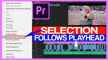 How To Auto Select Next Clip With Selection Follows Playhead In premiere pro🔥|Hindi|Urdu|part-67