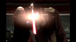 Star Wars Episode III - Revenge of the Sith - Duel in Palpatine's office - 4K ULTRA HD.