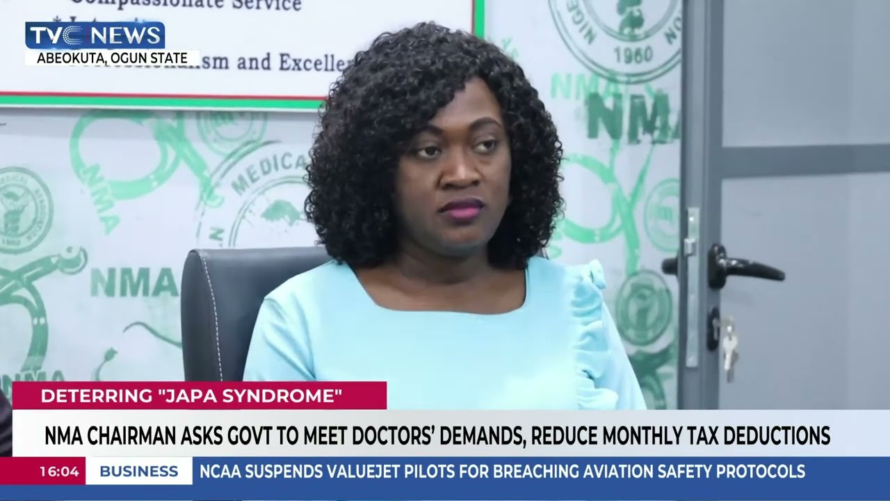 NMA Chairman Asks Government To Meet Doctors Demands, Reduce Monthly Tax Deduction