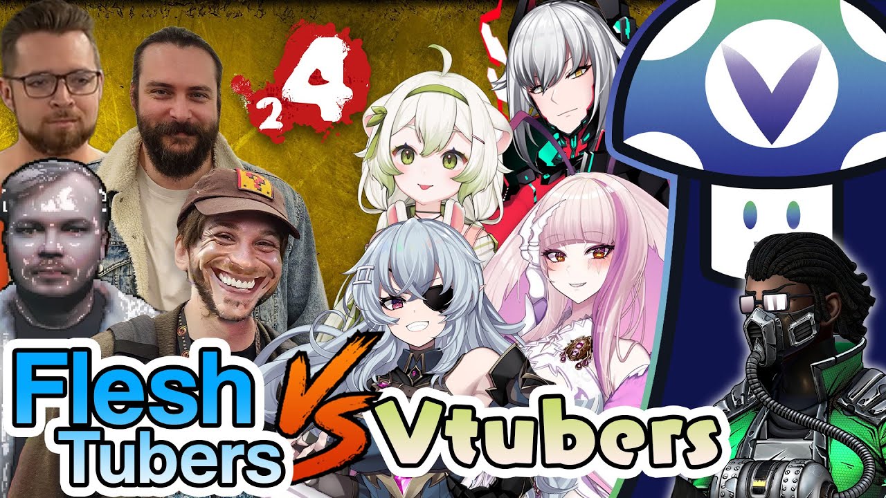 Vinny & Friends - Left 4 Dead 2: Flesh Tubers vs Vtubers