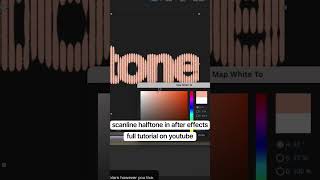 Create this Scanline Halftone effect in After Effects!