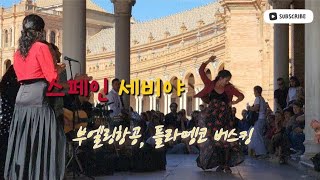 🇪🇸 스페인 2 | 세비야, 플라멩코버스킹, 부엘링항공, 스페인국내선, 스페인광장, fc바르셀로나매장