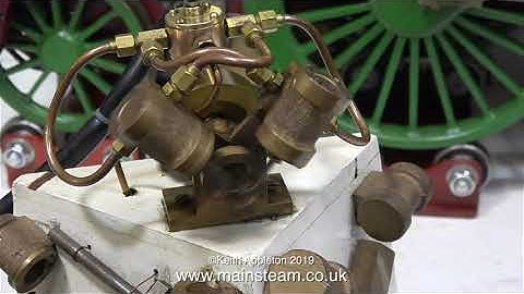 TESTING STEAM ENGINES ON THE  BENCH - IN THE WORKSHOP