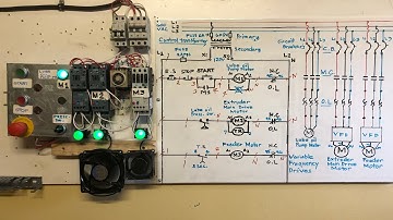 stop start motor control, 3 motors sequence start with pressure switch and Time on delay.