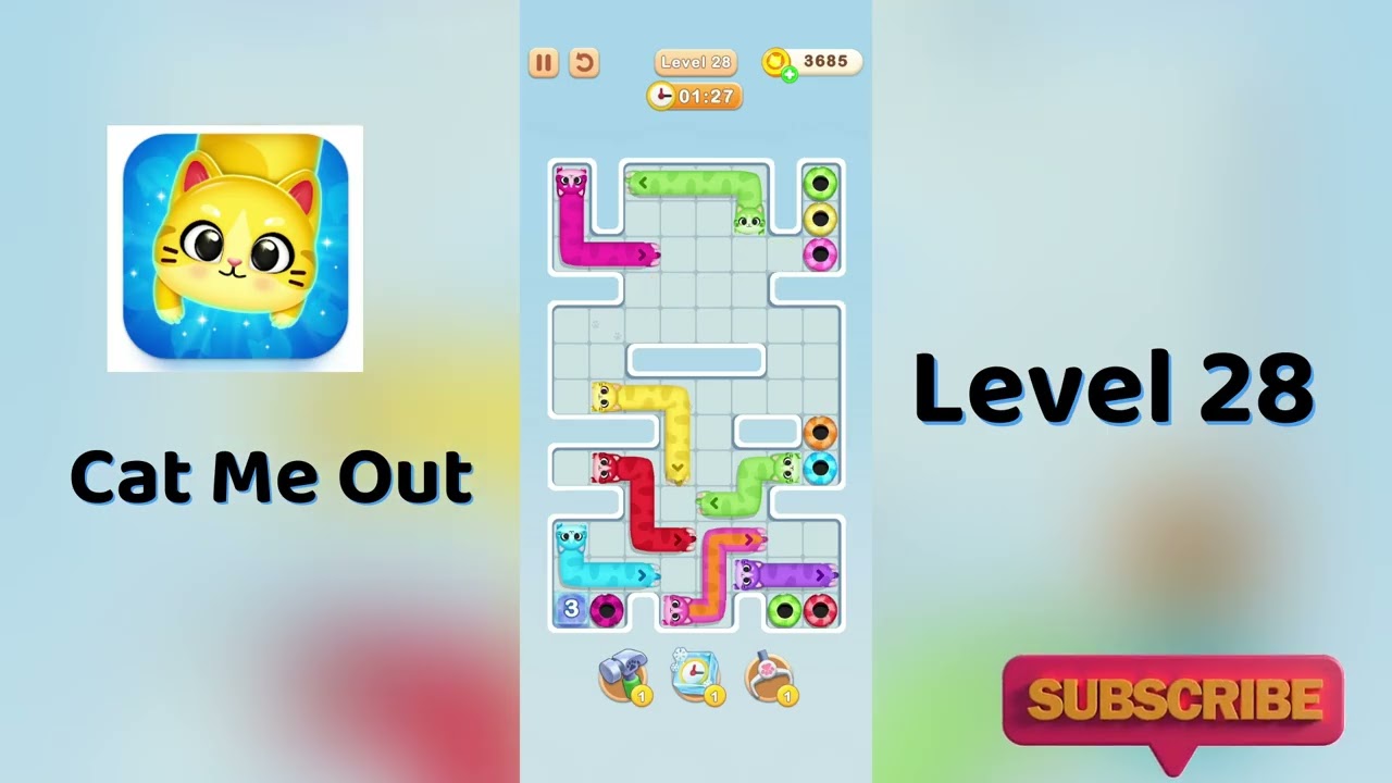 🐱 Cat Me Out Level 28 Walkthrough 🔍 | Step-by-Step Puzzle Solution | SolutionGuruji