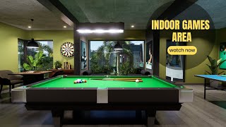 Beautiful Indoor Games Area 3D Visualisation Buildon Ideas