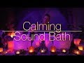 432Hz - Calming Crystal Singing Bowls - Sound Bath (No Talking, 4K) Sleep, Heal