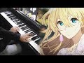 Violet evergarden op  sincerely piano cover  opsincerely