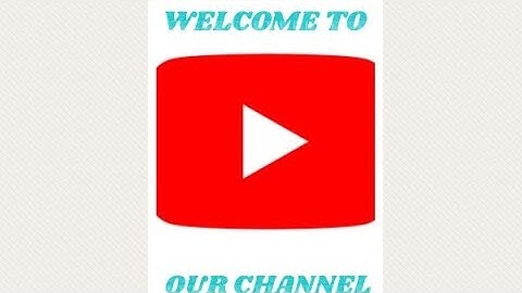 WELCOME TO OUR CHANNEL!!