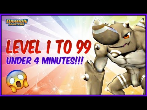 Digimon Masters Online - LEVEL 1 to LEVEL 99 in 8 Hours! (Tutorial) 