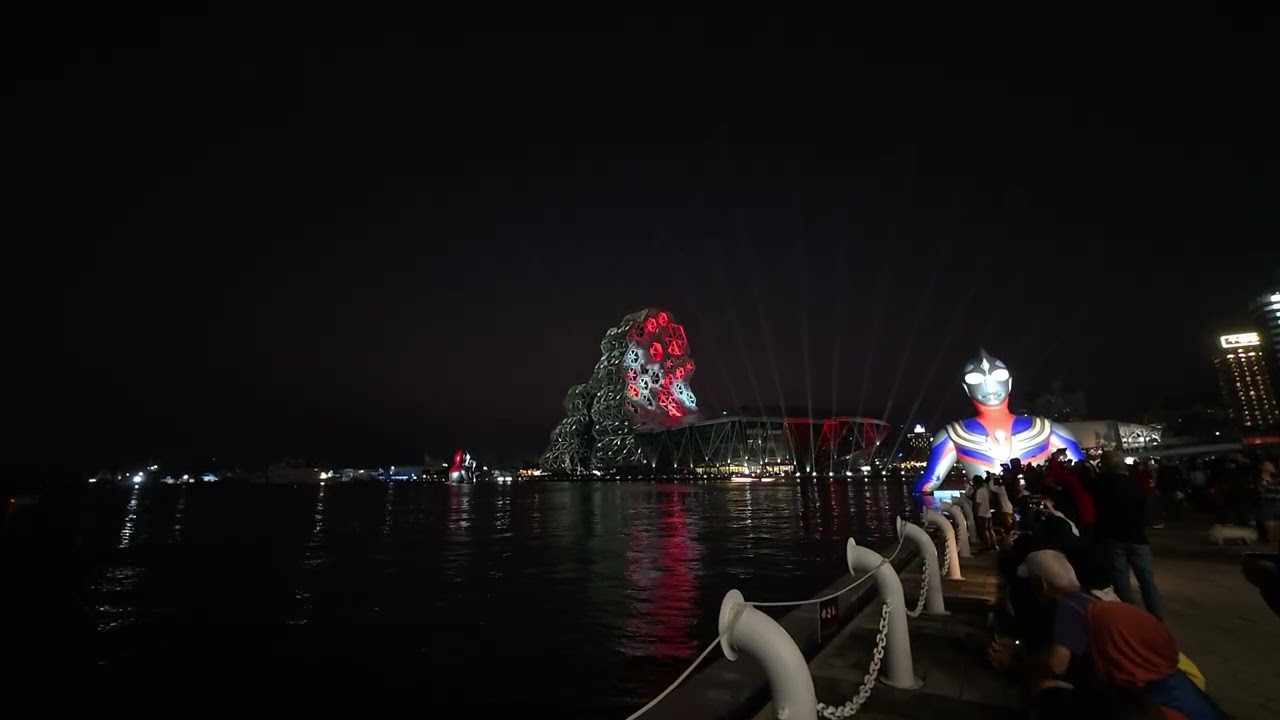 超人力霸王#Ultraman#燈光秀#支援4k